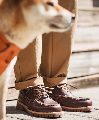 Madden three-eyelet sailing sneakers, loafers, British vintage spring shoes, old money style cargo leather