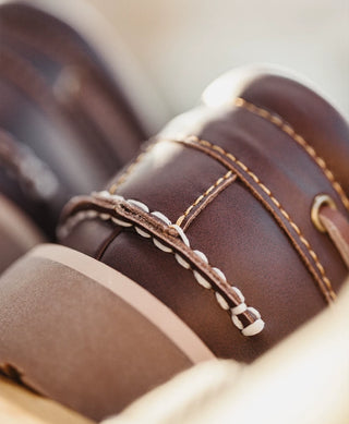 Madden three-eyelet sailing sneakers, loafers, British vintage spring shoes, old money style cargo leather