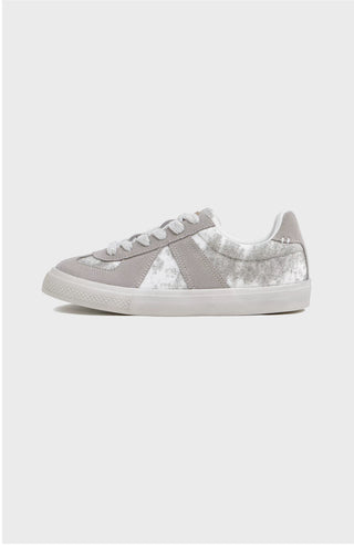 Men's Madden Grey Shadow German Trainer Sneakers Spring New Retro Tie-Dye Canvas Flat-Soled Casual Versatile Forrest Gump Shoes